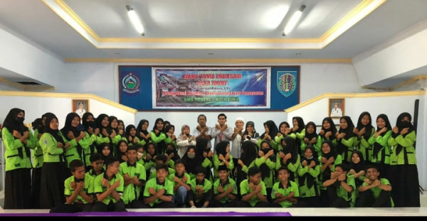 Puluhan Siswa SMK Negeri 1 Kota Bima Mengikutin Seleksi Class Alfamart